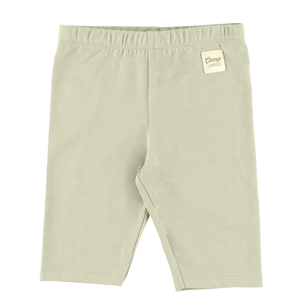 Sage Solid Biker Short 2-8y