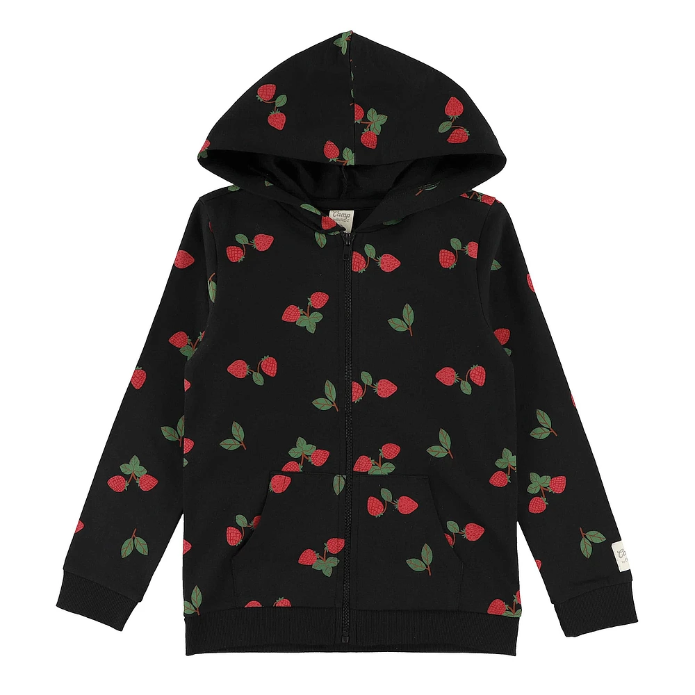 Kangourou Zip Fraises 2-8ans