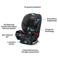 Siège d'Auto TrioGrow Snuglock 3-en-1 - Prescott