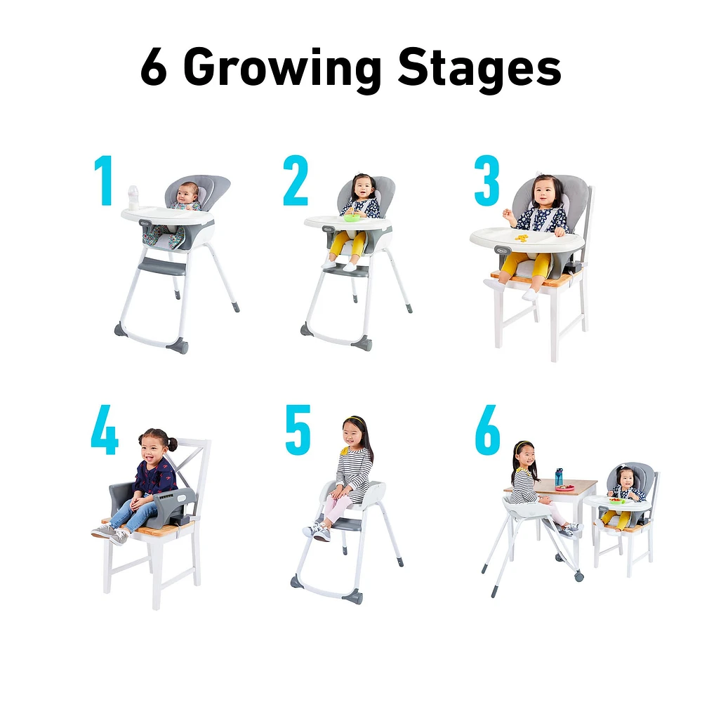 Chaise Haute 6-en-1 Made2Grow - Ashland