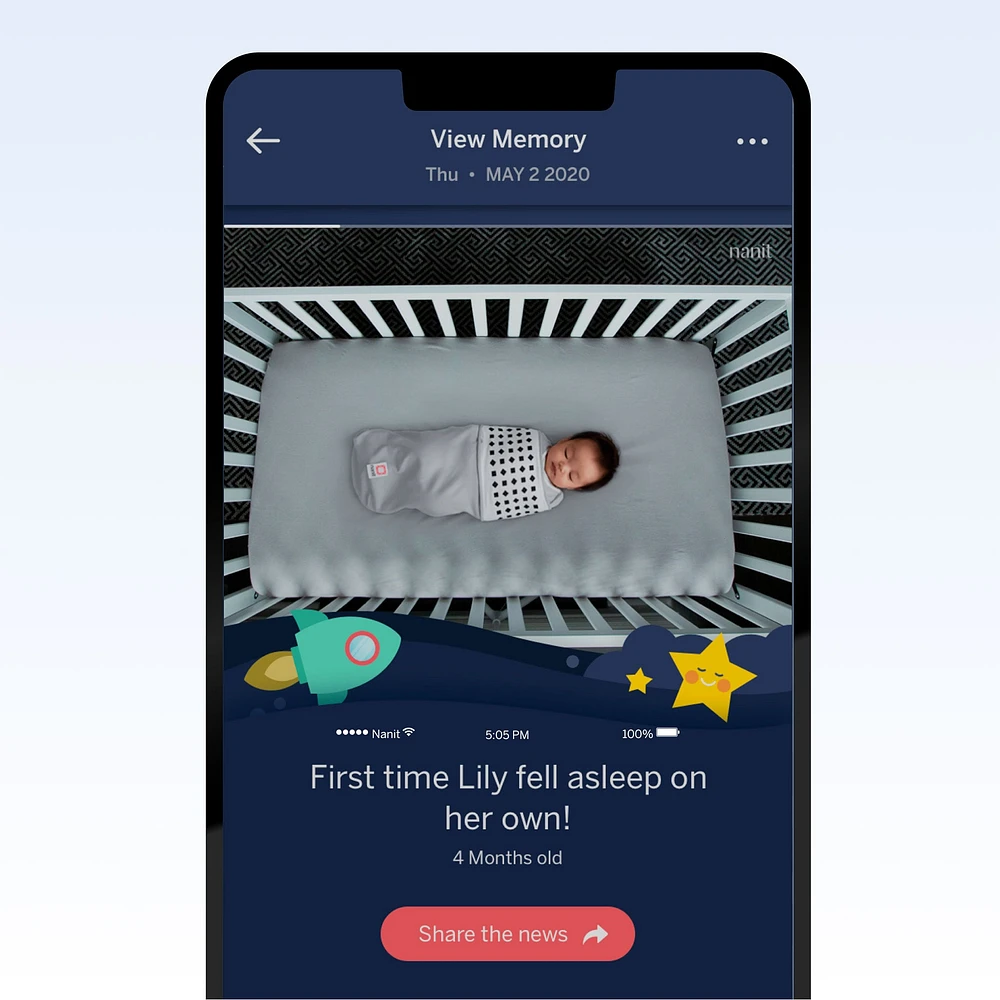 Drap Intelligent Nanit - Rose