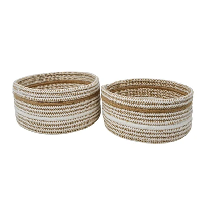 Set of 2 Baskets - Natural