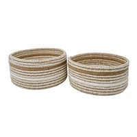 Set of 2 Baskets - Natural