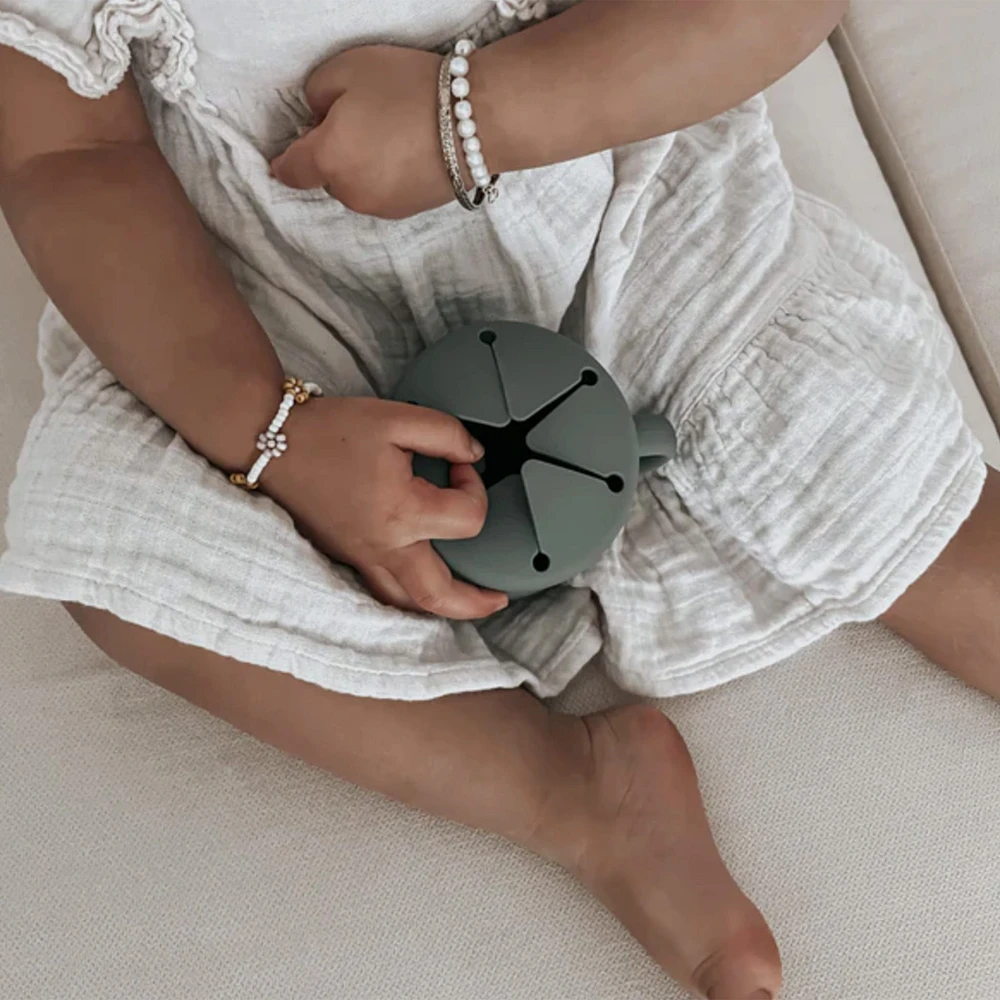 Bol à Collation Silicone Gris