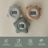 Bathtub Safety Thermometer Crab - Soft Blush