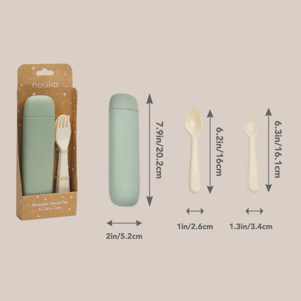 Reusable Utensil Set & Carry Case