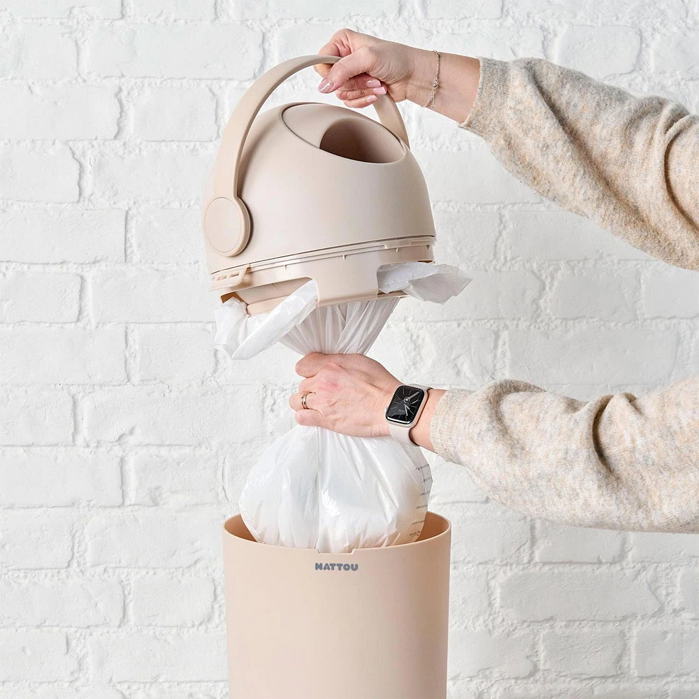 Dropy Diaper Pail - Beige