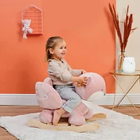 Rocking Toy Fox Alice - Pink