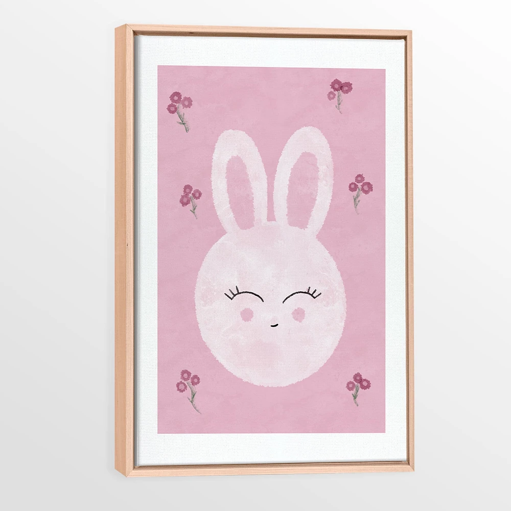 Canvas with Natural Wood Frame