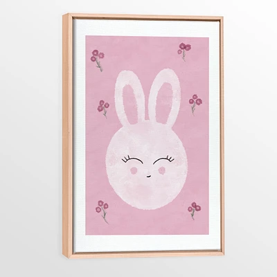 Canvas with Natural Wood Frame