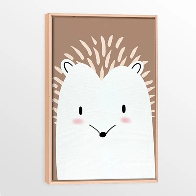 Canvas with Natural Wood Frame