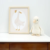 Canva with Natural Frame - Goose