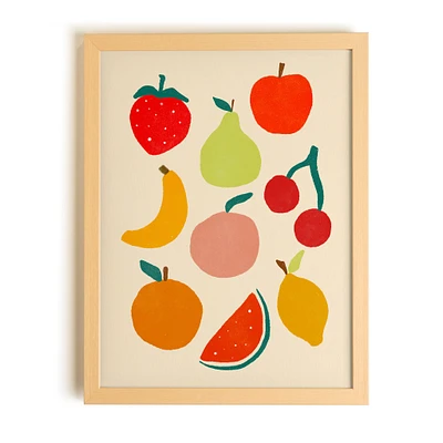 Canva with Natural Frame