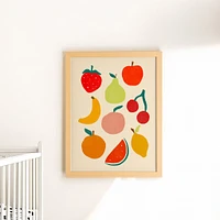 Canva with Natural Frame - Fruit Palette