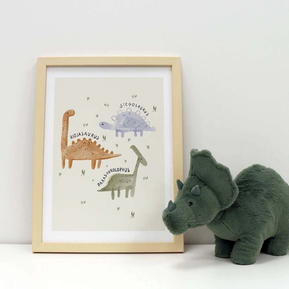 Canva with Natural Frame
