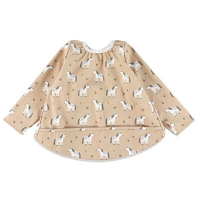 Horses L/s Bib 0-36m