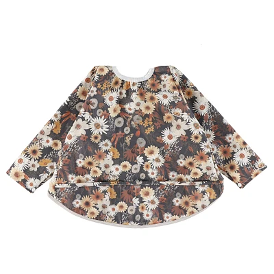 Flowers L/s Bib 0-36m
