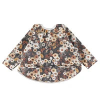 Flowers L/s Bib 0-36m