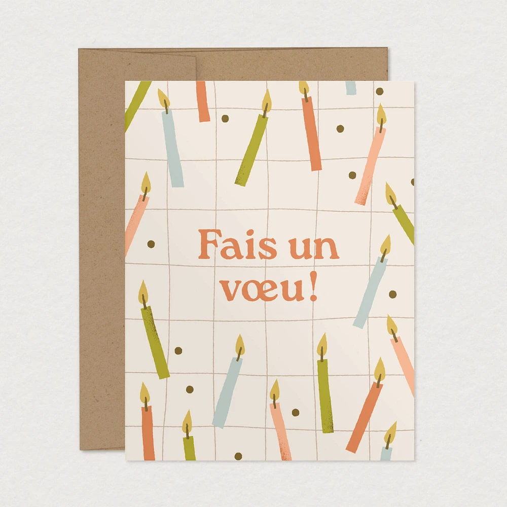 Carte de Souhait - Fais un Vœu!