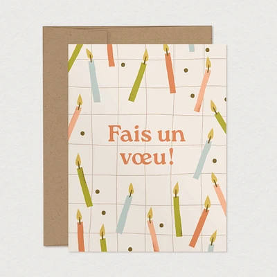 Carte de Souhait - Fais un Vœu!