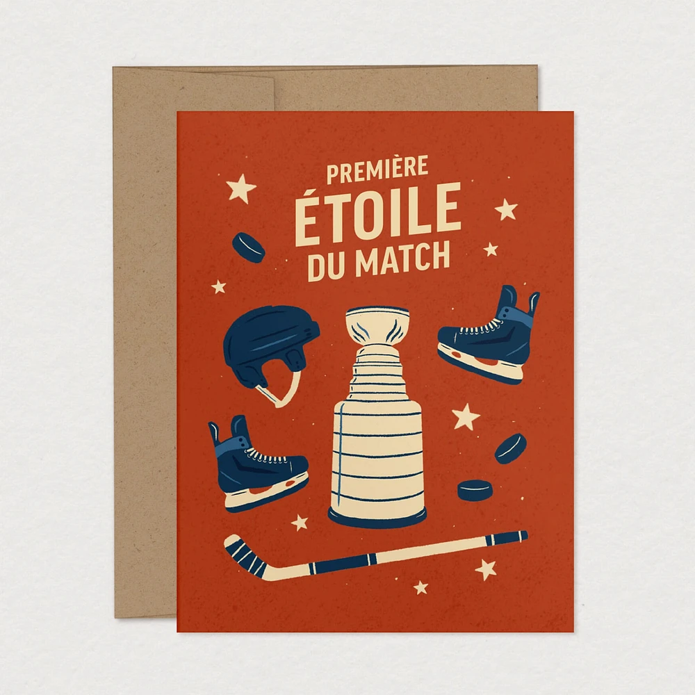 Carte de Souhait- Première Étoile du Match
