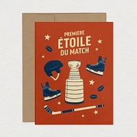 Carte de Souhait- Première Étoile du Match