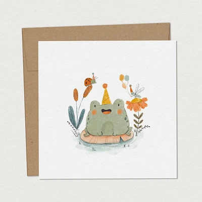 Wish Card - Happy Frog