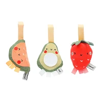 Stroller Toy Set of 3 - Watermelon, Avocado, Strawberry