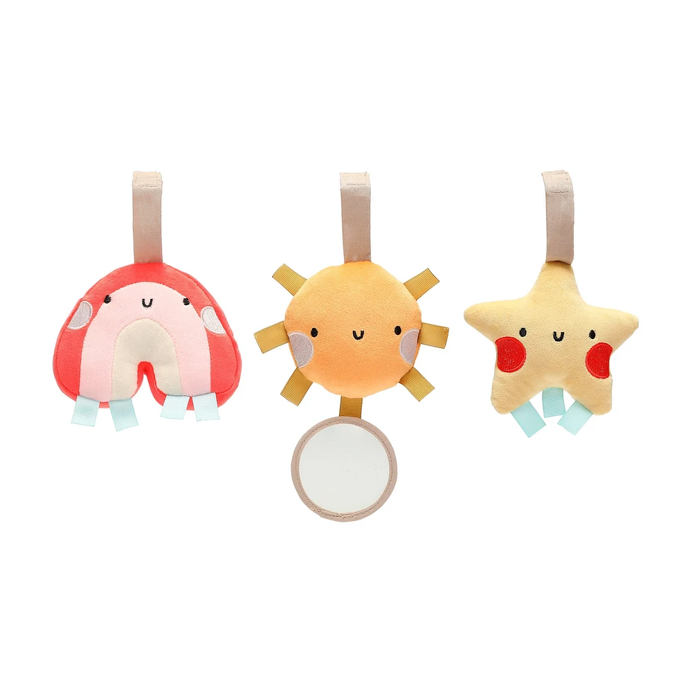 Stroller Toy Set of 3 - Star, Sun, Rainbow