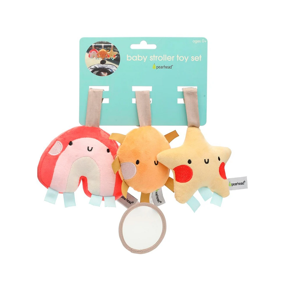 Stroller Toy Set of 3 - Star, Sun, Rainbow