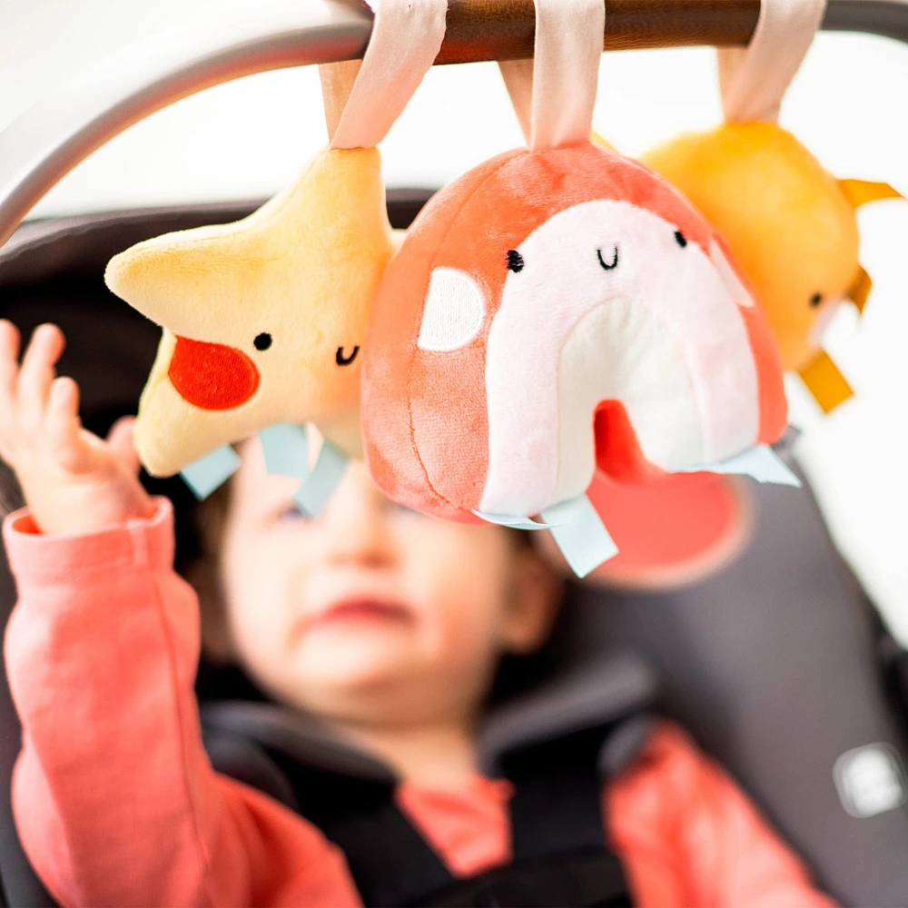 Stroller Toy Set of 3 - Star, Sun, Rainbow