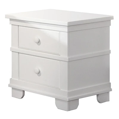 Table de Nuit Torino - Blanc