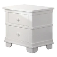 Table de Nuit Torino - Blanc