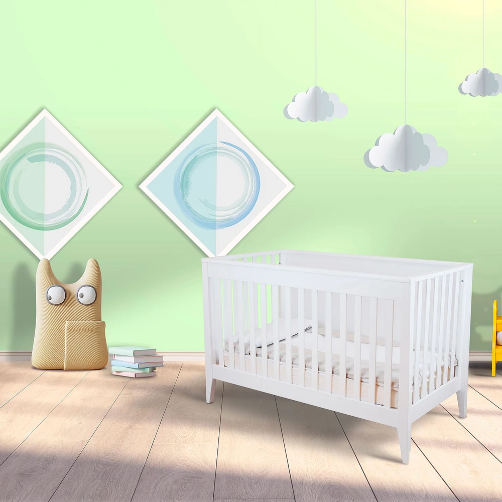 Botticelli Convertible Crib - White