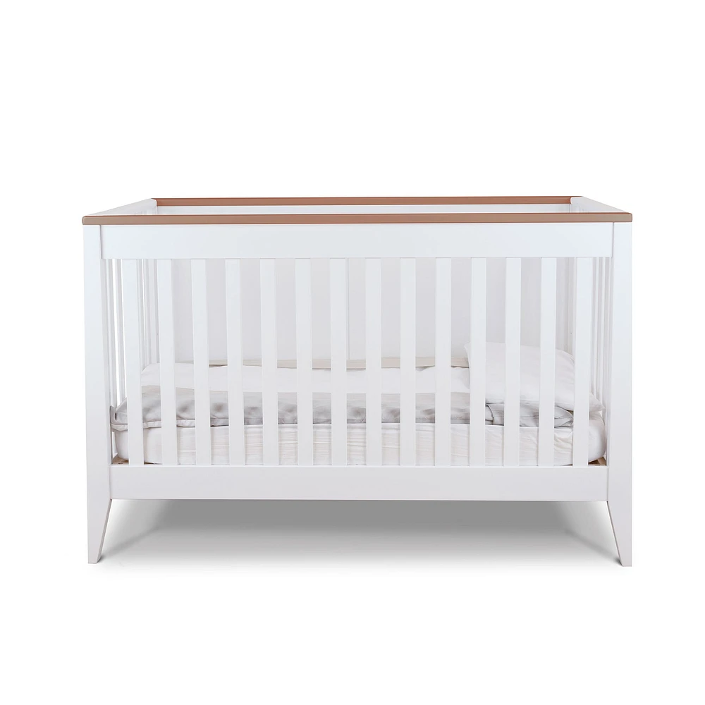 Couchette Convertible Botticelli - Blanc / Noyer