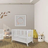 Donatello Crib - White