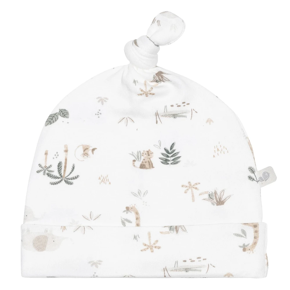 Bamboo Knotted Hat 0-3m Jungle