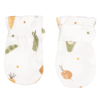 New Born Mitts Bamboo Vegetabl