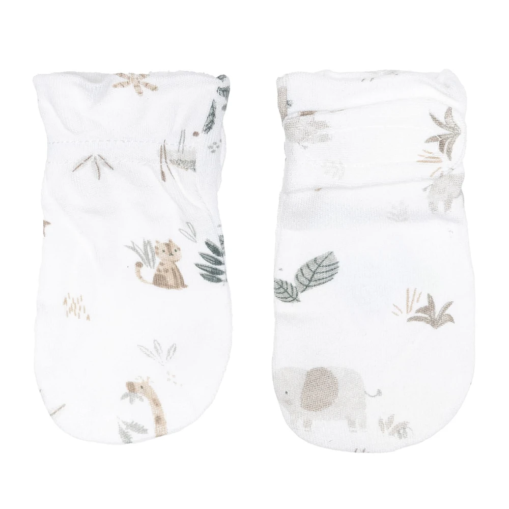New Born Mitts Bamboo Jungle
