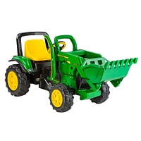 Gros Tracteur John Deere avec Chargeur Frontal - Vert et Jaune