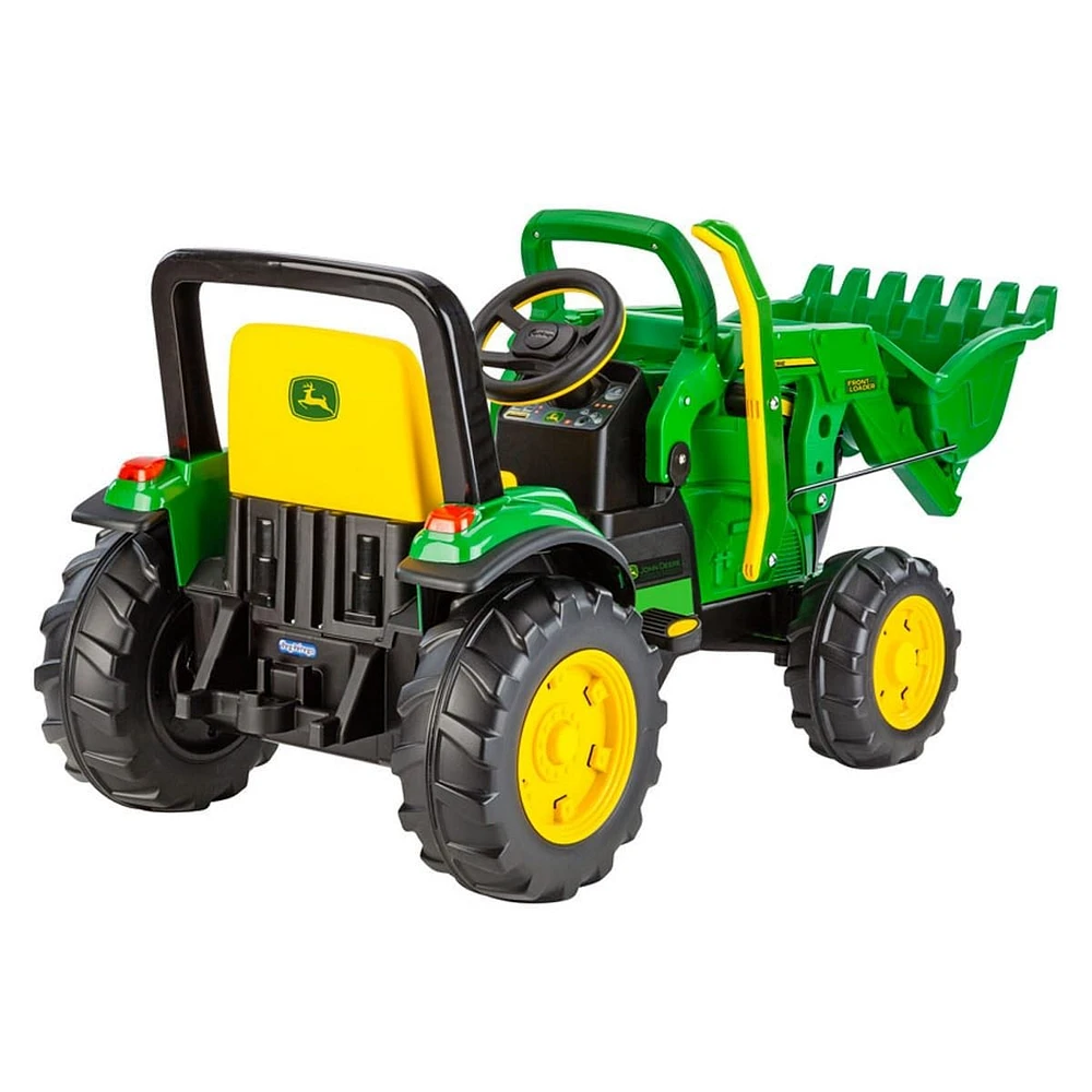 Gros Tracteur John Deere avec Chargeur Frontal - Vert et Jaune