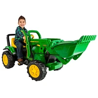 Gros Tracteur John Deere avec Chargeur Frontal - Vert et Jaune