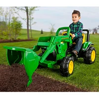 Gros Tracteur John Deere avec Chargeur Frontal - Vert et Jaune