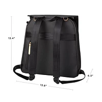 Sac à Couches à Dos Meta - Noir Mat