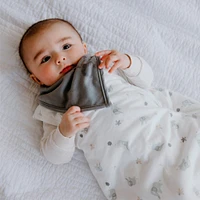 Baby Bandana Bibs (3) - Honey / Moss / Grey