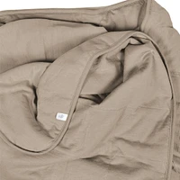 Bamboo Quilted Blanket - Taupe