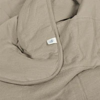 Bamboo Quilted Blanket - Taupe