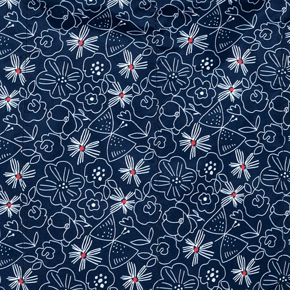 Housse de Siège d'Auto Mi-Saison - Floral Marine