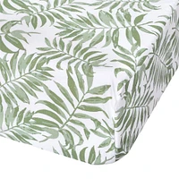 Drap Contour pour Lit de Bébé - Tropical Vert