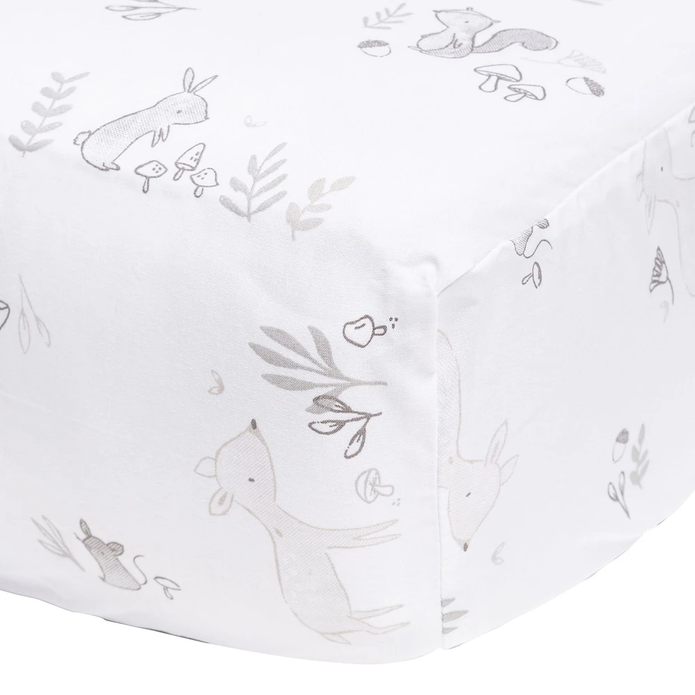 Drap Contour pour Lit de Bébé - Forêt